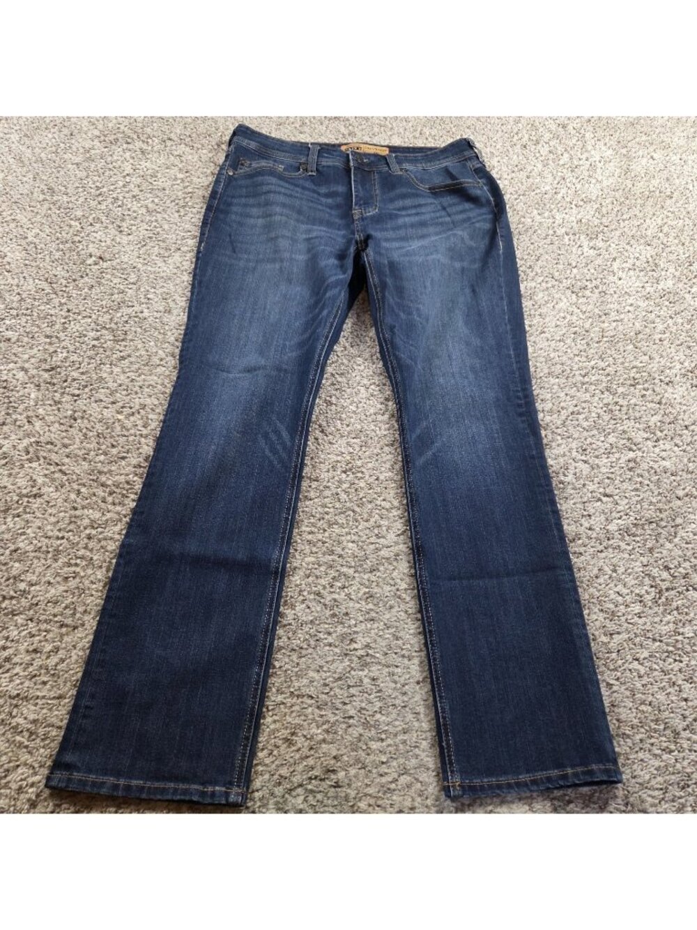 Seven7 Jeans Mens 34x32 Slim Straight Dark Wash Denim